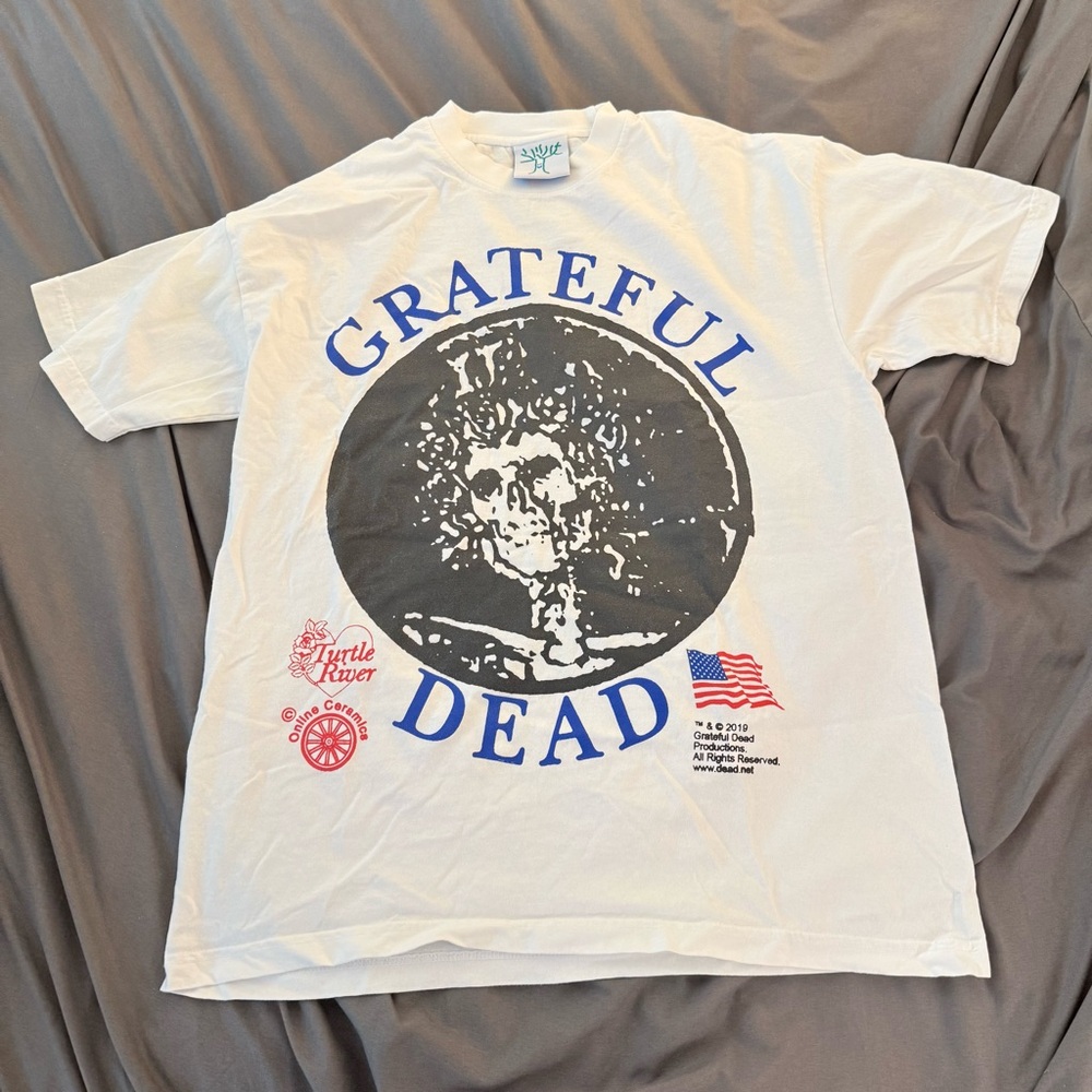 Rarer Grateful Dead White Graphic T-Shirt